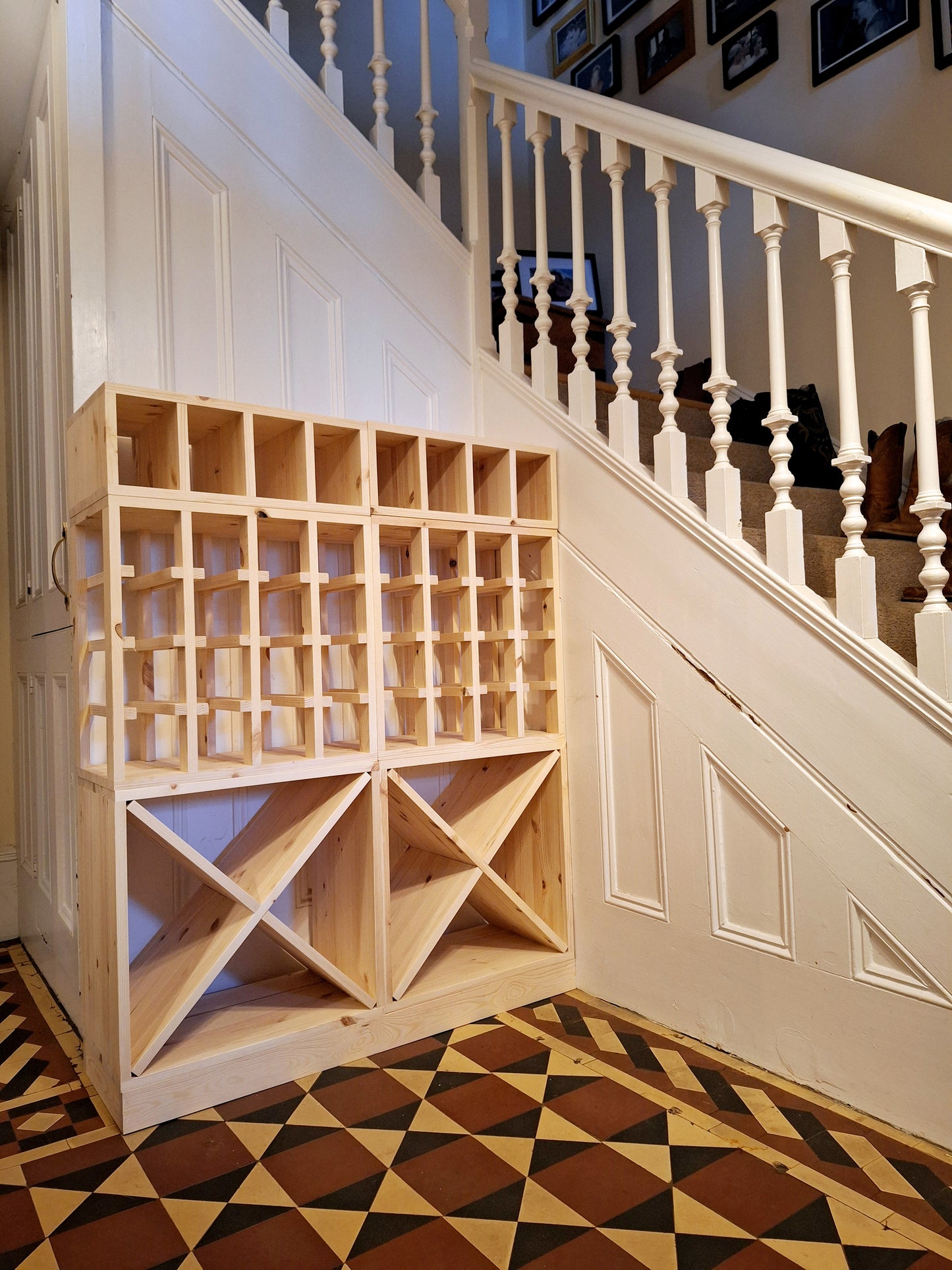 Modular bespoke wine cellar racks / wine storage