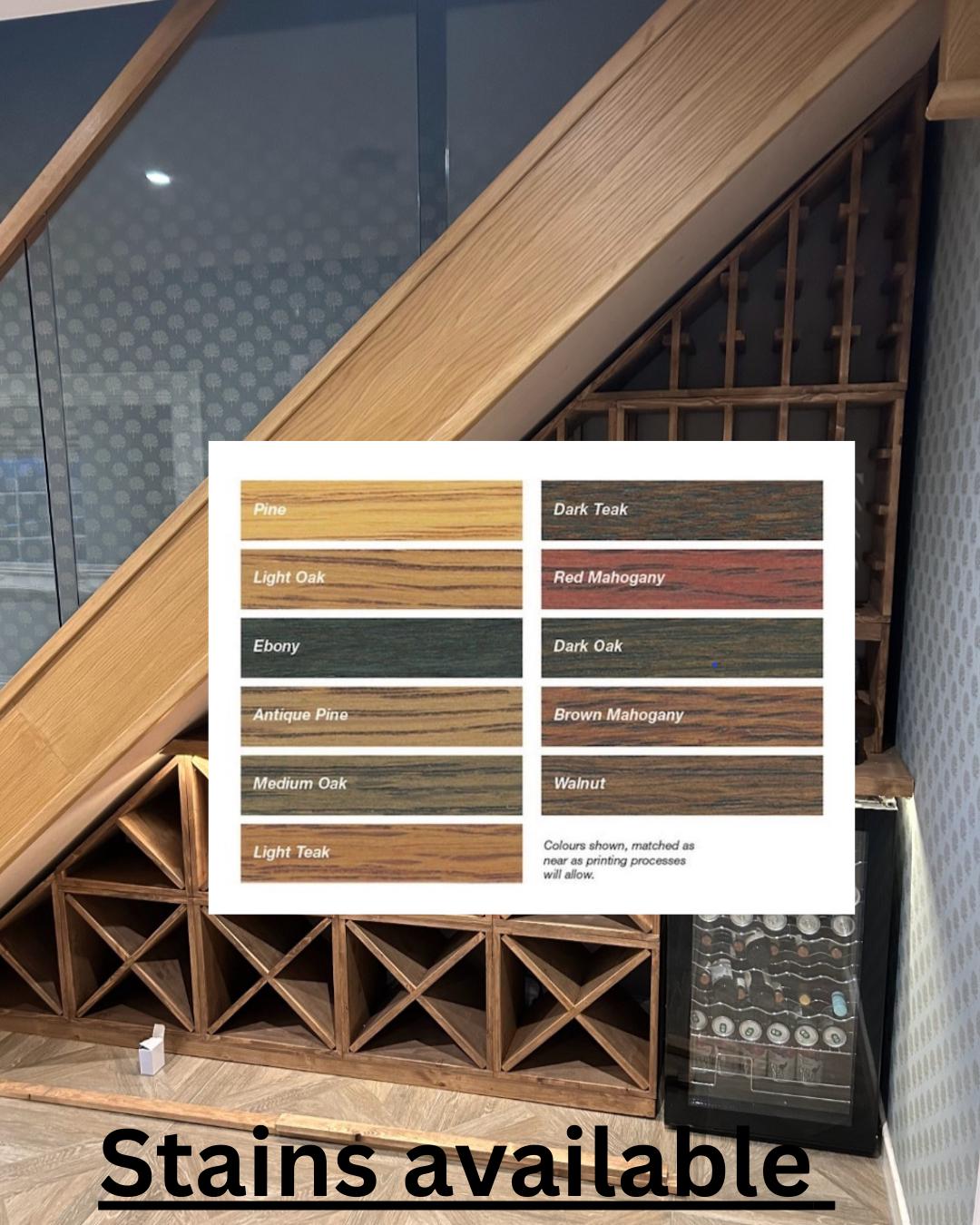 Bespoke understairs Wine Storage