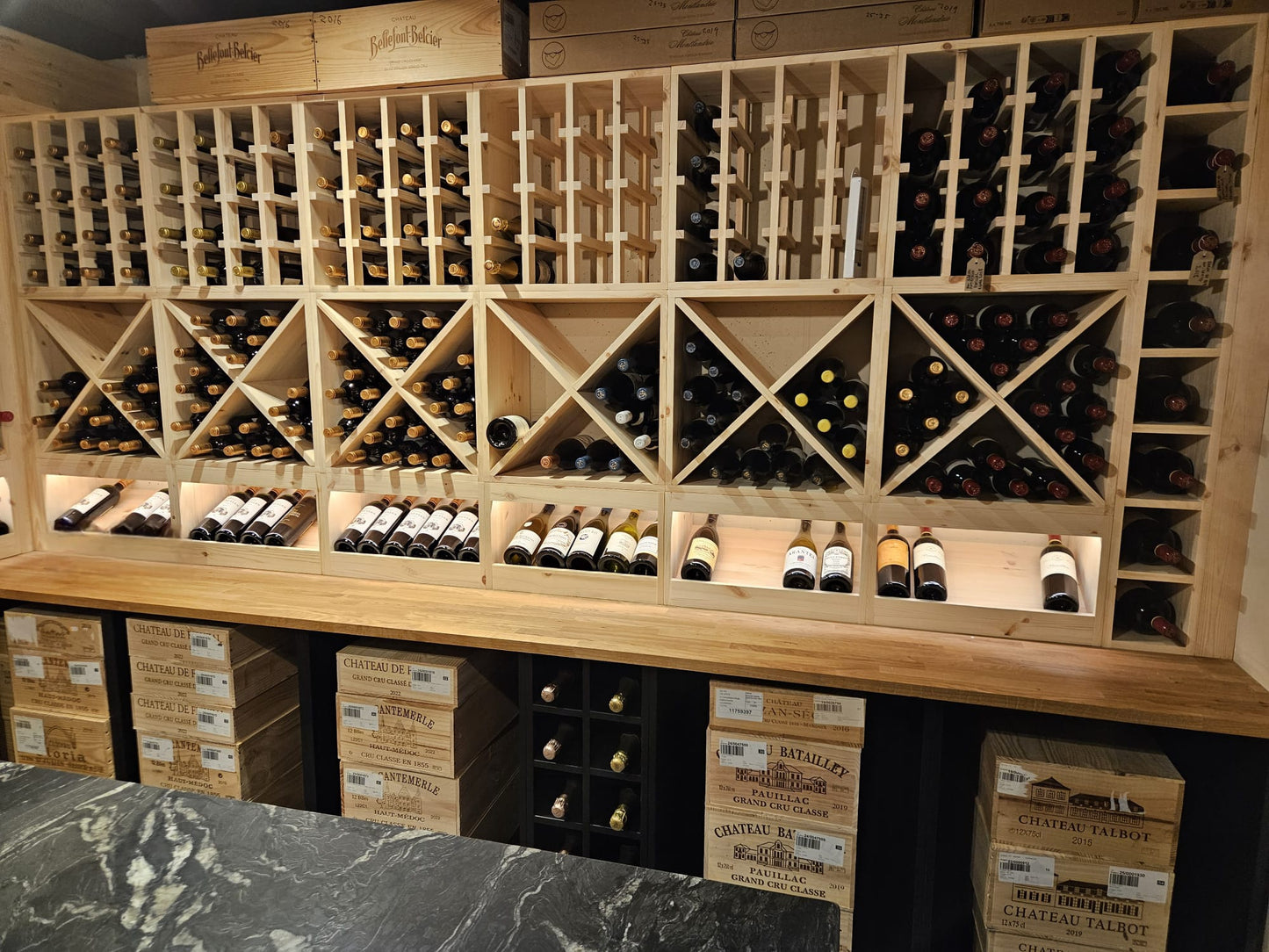 Premium modular wine cellar racks / wine storage