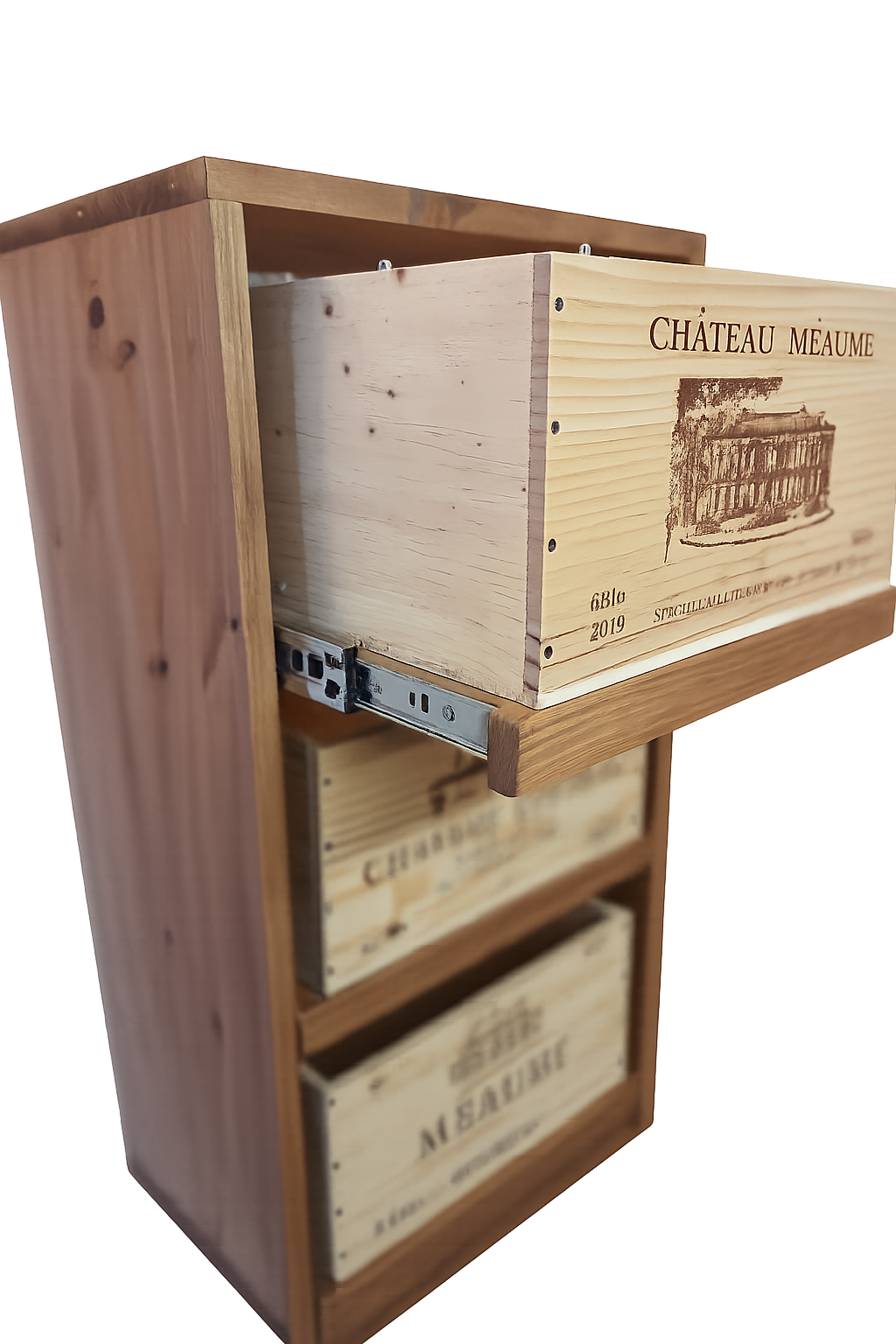 Wine Case Storage Racks (Pull- out drawers)