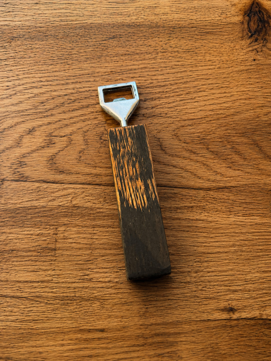 Handcrafted Oak Whisky Barrel Stave Bottle Opener