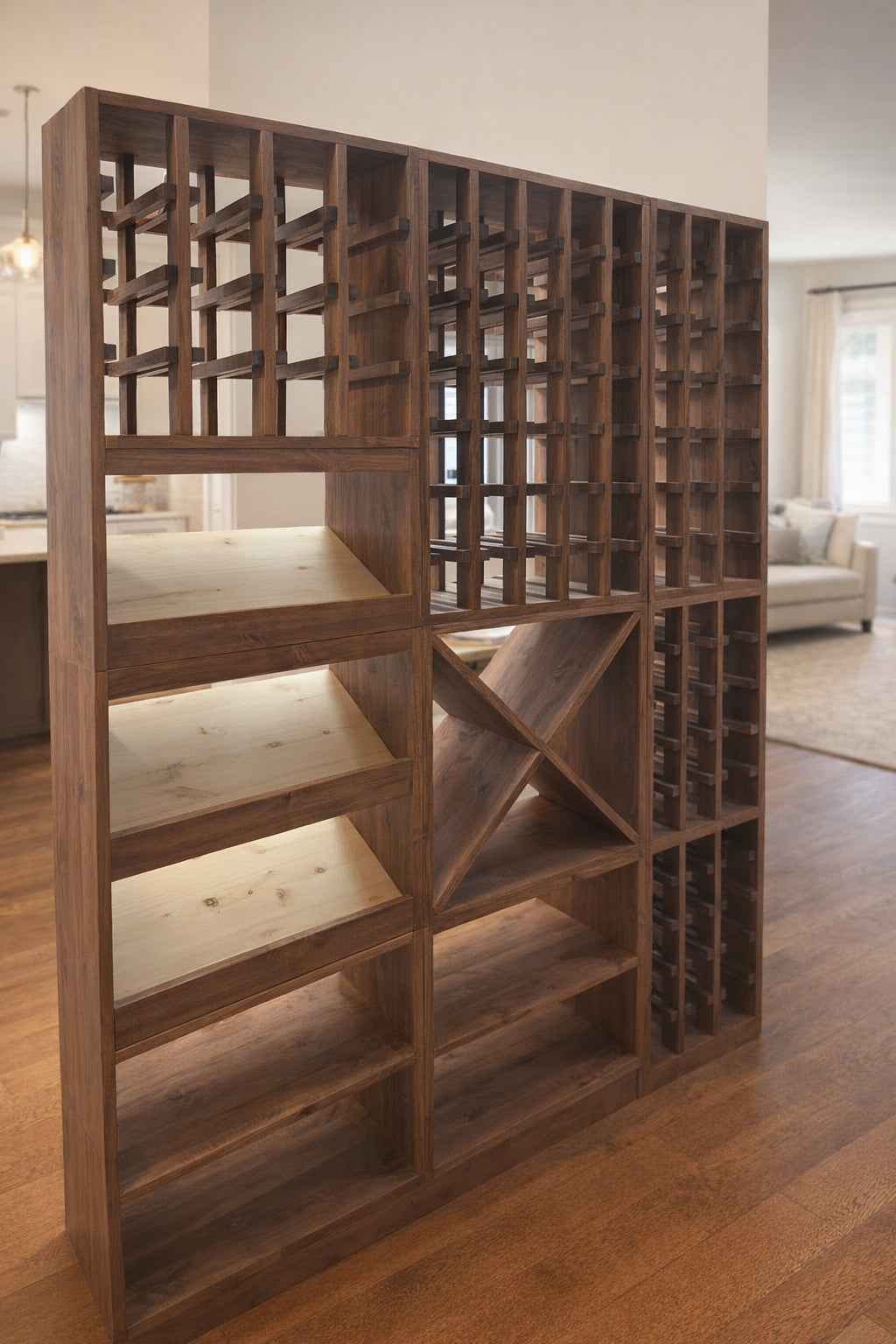 Modular bespoke wine cellar racks / wine storage
